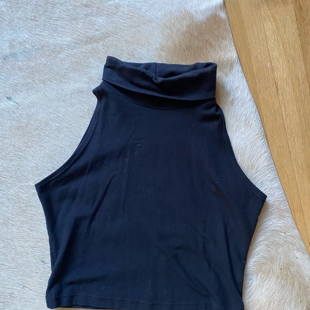 American Apparel Black Sleeveless Tank Top